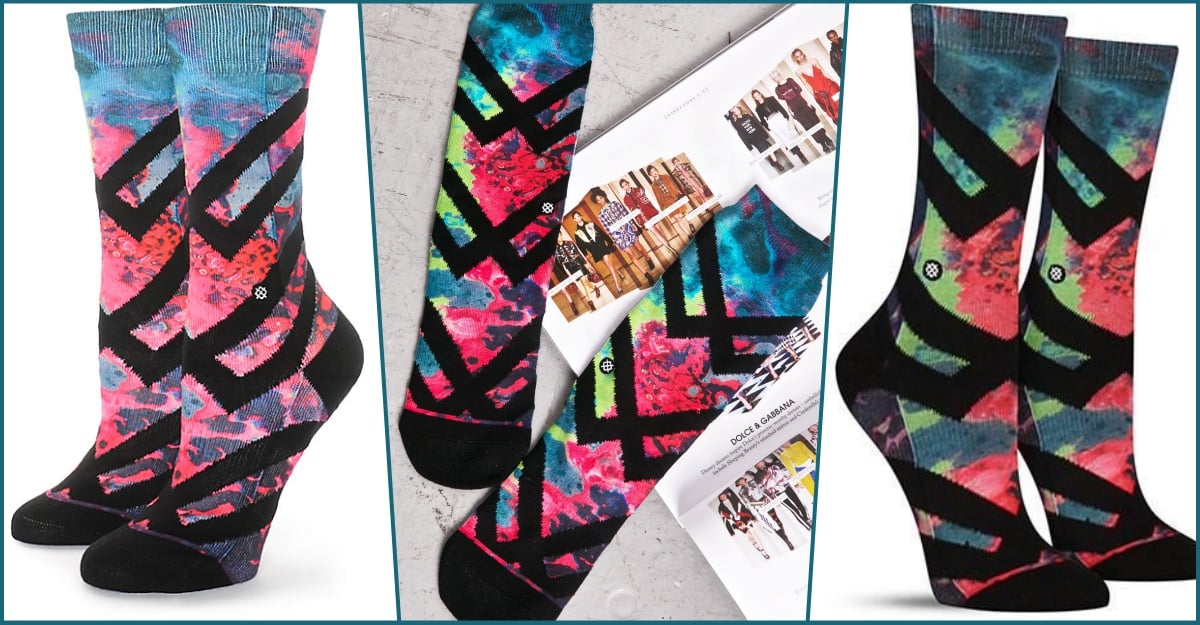 STANCE 襪子 - 潑墨藝術設計 ALIEN ACID 女襪 - W525A16ALI 10