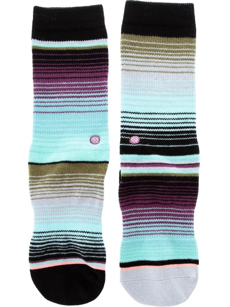 STANCE 襪子 - Amiga 紫綠色漸層不對稱 女襪 - W6600AMI 2