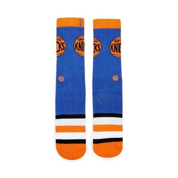 accessori stance knicks nba teams crew socks orange