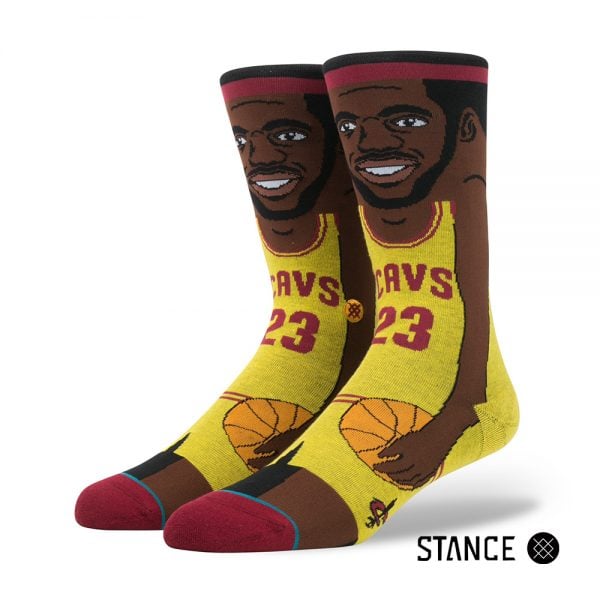 STANCE 襪子 – NBA L. JAMES 勒布朗 · 詹姆士 卡通款 男襪 – M545C16LJA 9
