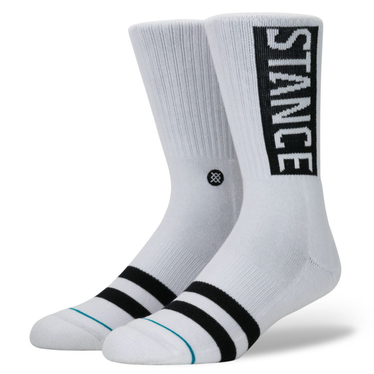 STANCE 襪子 - 休閒款白色男襪 - M556D17OGG-WHT 1