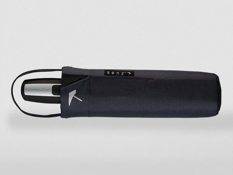 senz° 盛世 - Foldable Umbrella Automatic - 自動摺疊防風傘 - Pure Black / 燕尾黑 4