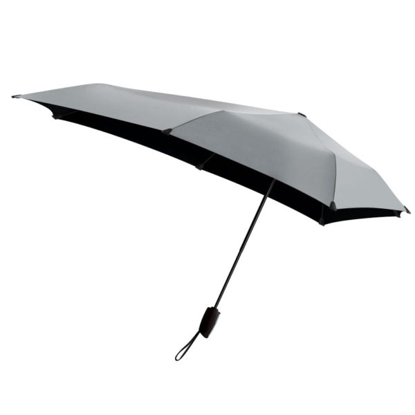 senz° 盛世 - Foldable Umbrella Automatic - 自動摺疊防風傘 – Shiny Silver / 耀銀灰 5
