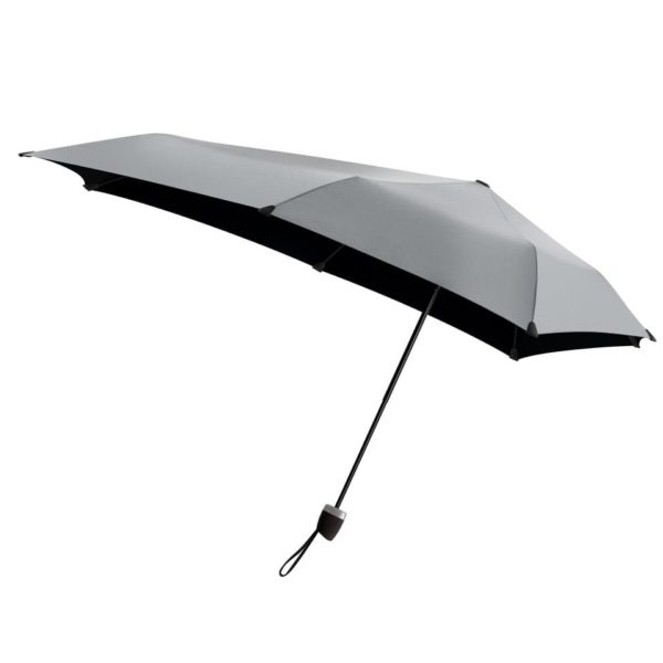 senz° 盛世 - Foldable Umbrella Manual 摺疊防風傘 – Shiny Silver / 耀銀灰 5