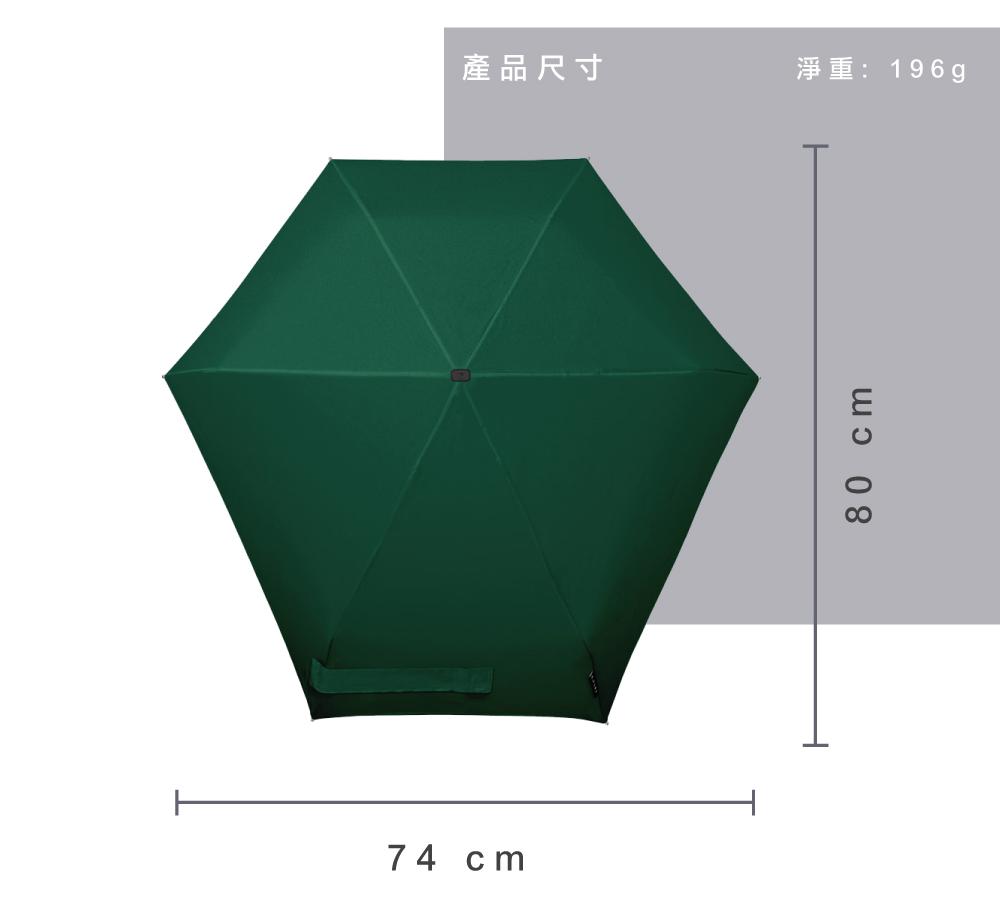 senz° 盛世 - Foldable Umbrella Micro 輕量摺疊防風傘 – Silk Grey / 絲綢灰 16