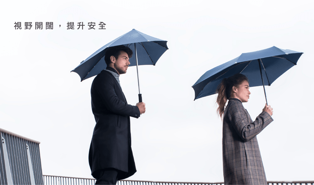 senz° 盛世 - Senz Stick Umbrella XXL - 總裁防風傘 (XXL) - Pure Black / 燕尾黑 22