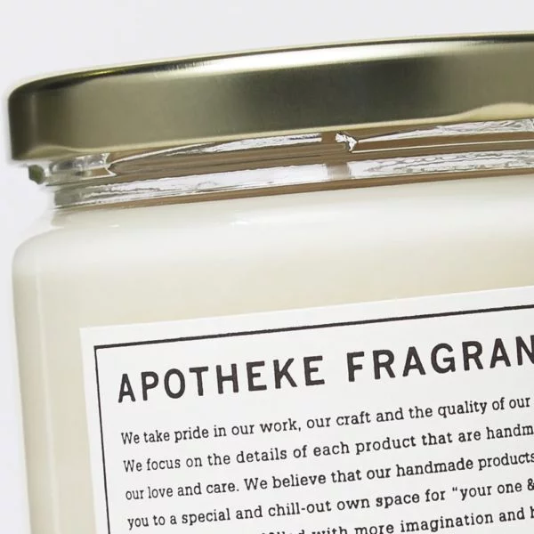 APOTHEKE FRAGRANCE – Glass Jar Candle / 玻璃罐裝蠟燭 - SUNNY DAYS 香味 11