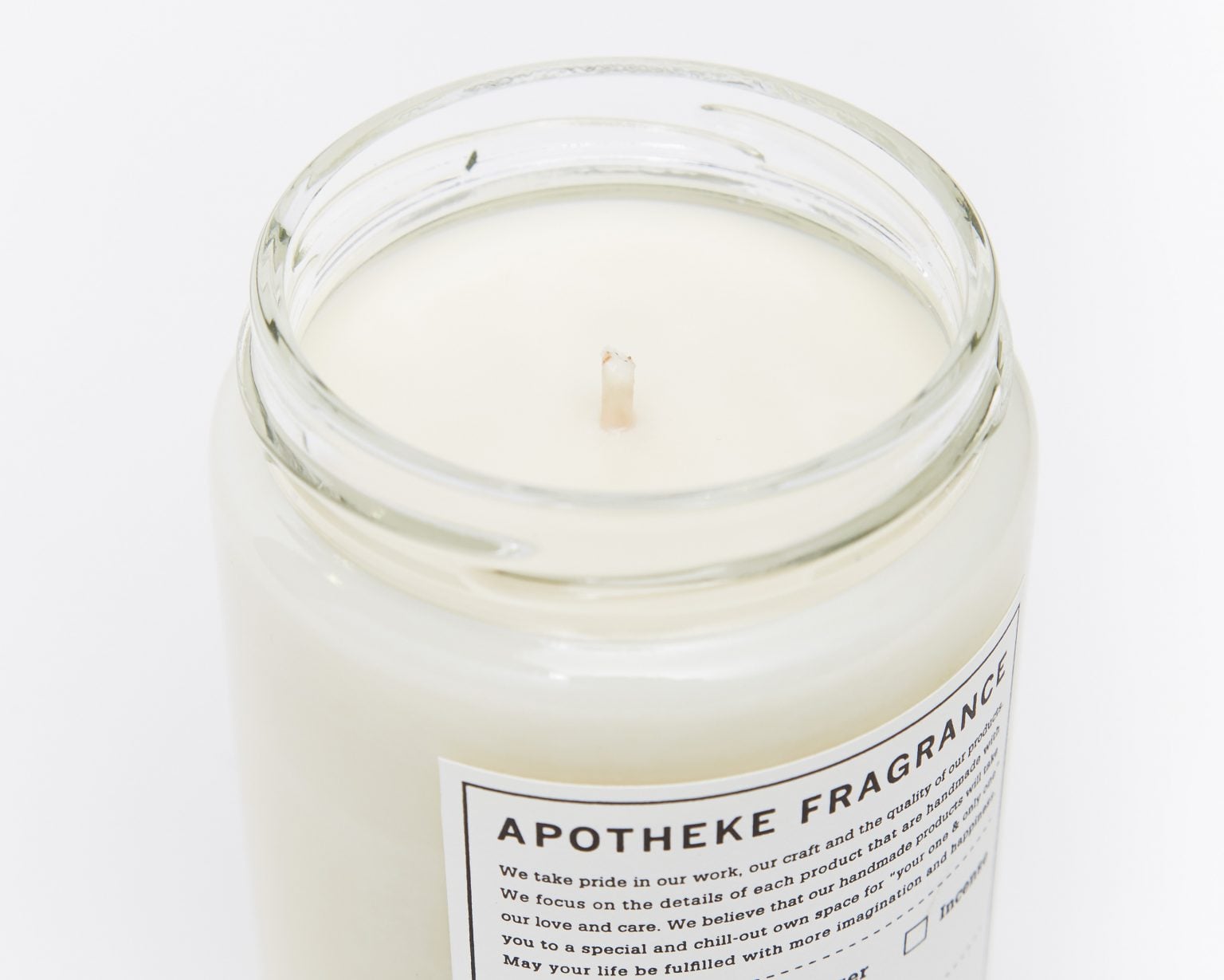 APOTHEKE FRAGRANCE – Glass Jar Candle / 玻璃罐裝蠟燭 - BLUE HOUR 香味 7