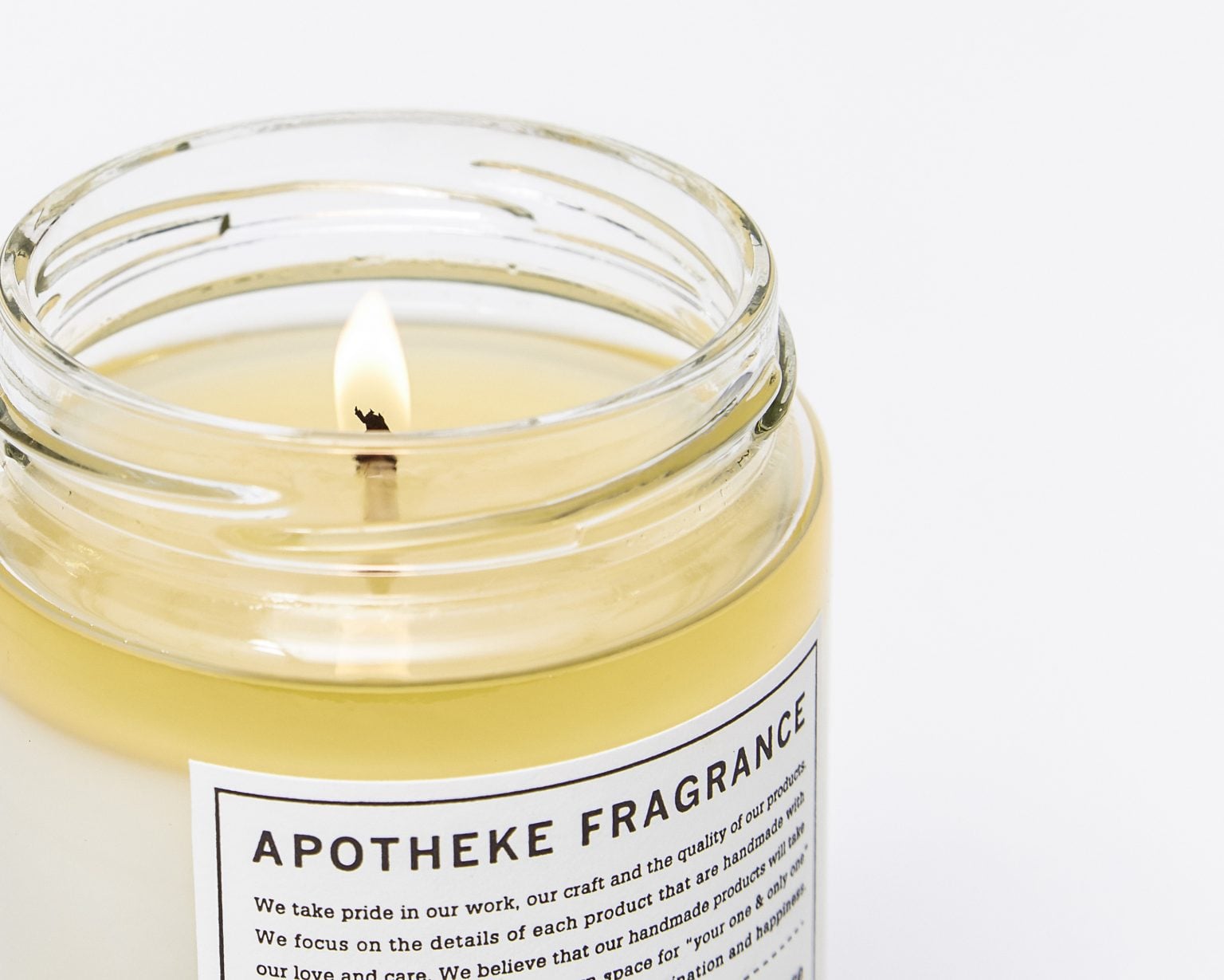 APOTHEKE FRAGRANCE – Glass Jar Candle / 玻璃罐裝蠟燭 - TEARS RAIN 香味 8