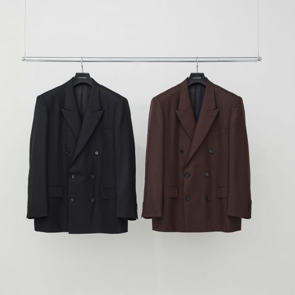 LITTLEBIG – Flannel Double Jacket / 長版法蘭絨雙排扣西裝外套 3