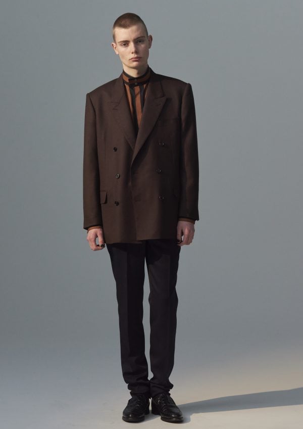 LITTLEBIG – Flannel Double Jacket / 長版法蘭絨雙排扣西裝外套 7