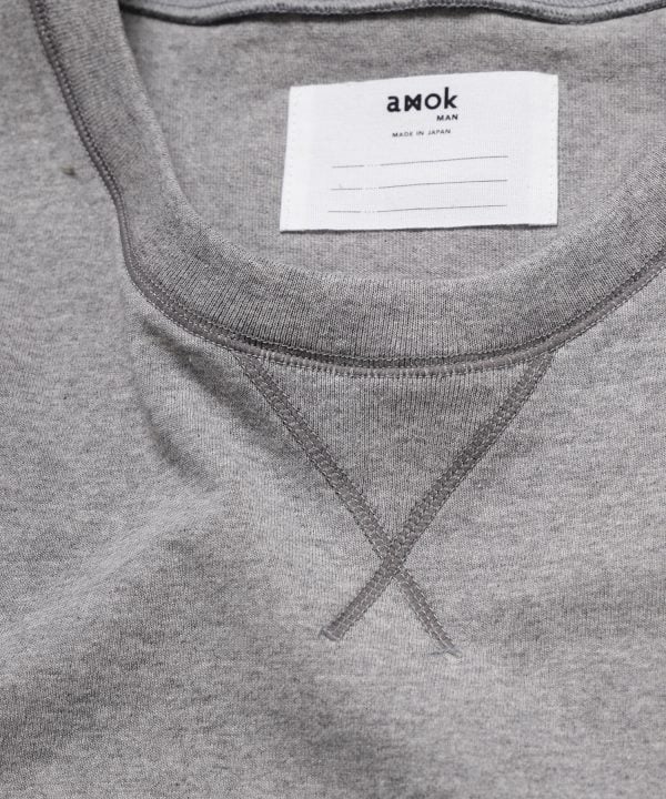 AMOK – LOGO TEE / 毛圈布繡章 T 恤 16