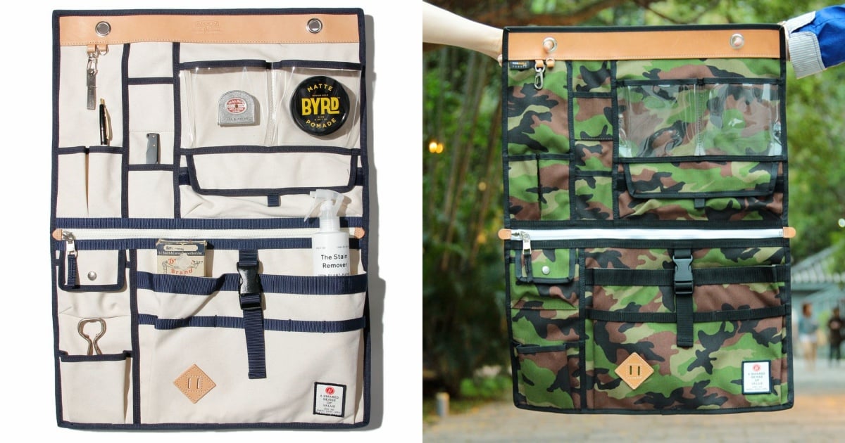 AS2OV　アッソブ　WALL POCKET S CORDURA Amazon.co.jp: ASSOB Wall Pocket - S-Cordura, Camo : Home