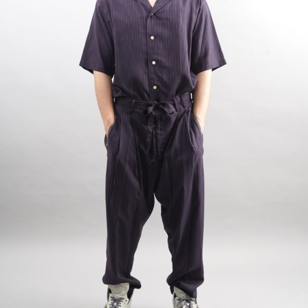 BEDj.w.FORD – Two Tucks Stripe Pants / 綁帶條紋寬褲 8