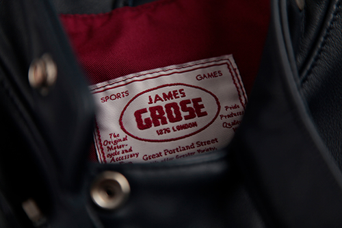 JAMES GROSE - MEN'S CLUBMAN JACKET / 牛皮立領騎士夾克 (男） 11