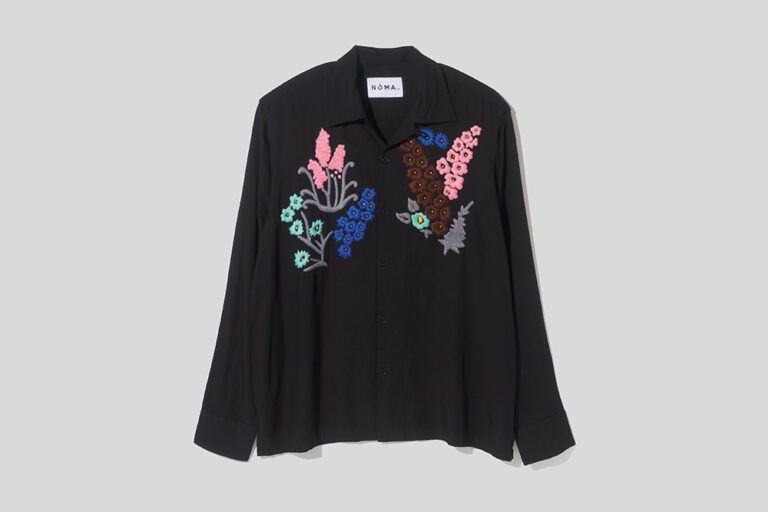 NOMA t.d. – Floral Emb. Shirt / 20FW 立體花卉刺繡襯衫 2