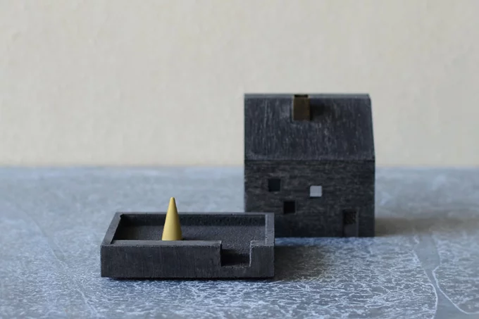 Motif - COTTAGE INCENSE POT ( SUMI ) / 黑灰款 4