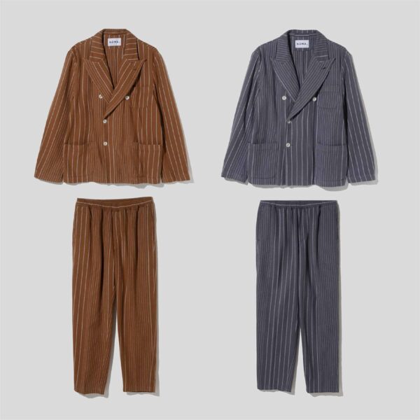 NOMA t.d. – Pin Stripe Jacket (Walnut) / 20FW 條紋外套 (核桃色) 6