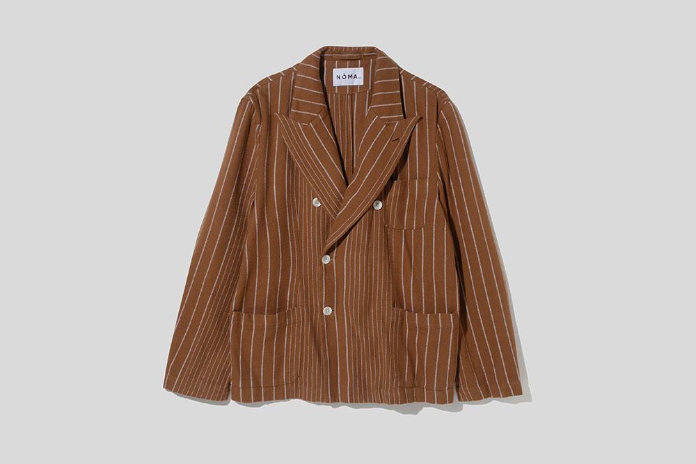 NOMA t.d. – Pin Stripe Jacket (Walnut) / 20FW 條紋外套 (核桃色) 10