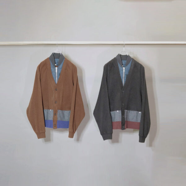 elephant TRIBAL fabrics – MA-1 Docking Cardigan / 假兩件拼接外套 MA-1 X 針織衫 6