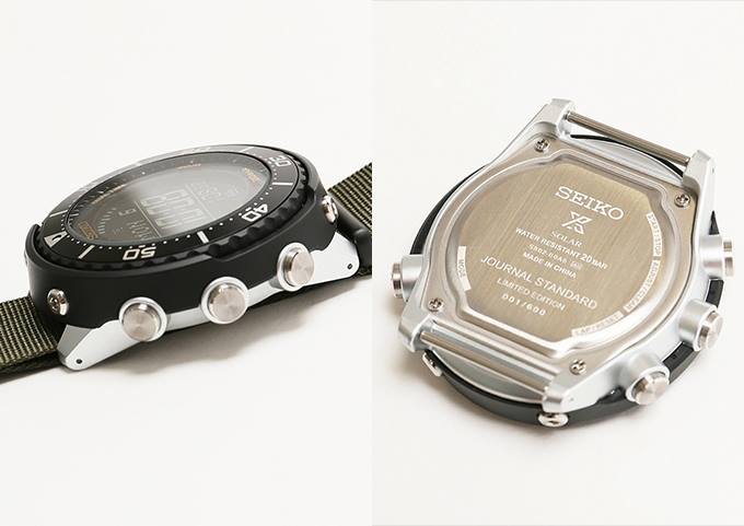 SEIKO x Journal Standard — (數位) 小鮪魚罐頭太陽能錶Prospex 