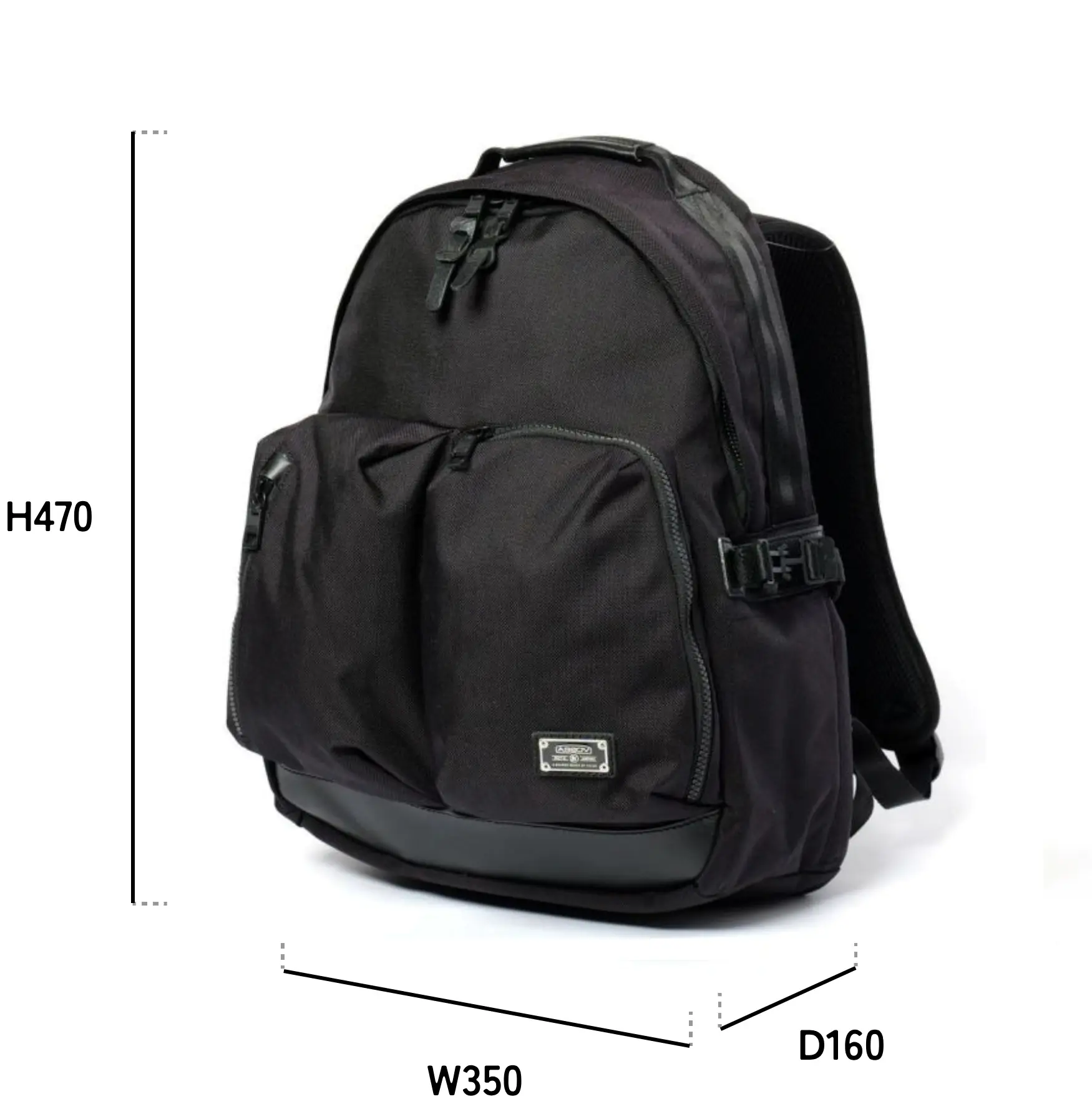 AS2OV 第四系列 – EXCLUSIVE BALLISTIC NYLON 2POCKET DAYPACK 76
