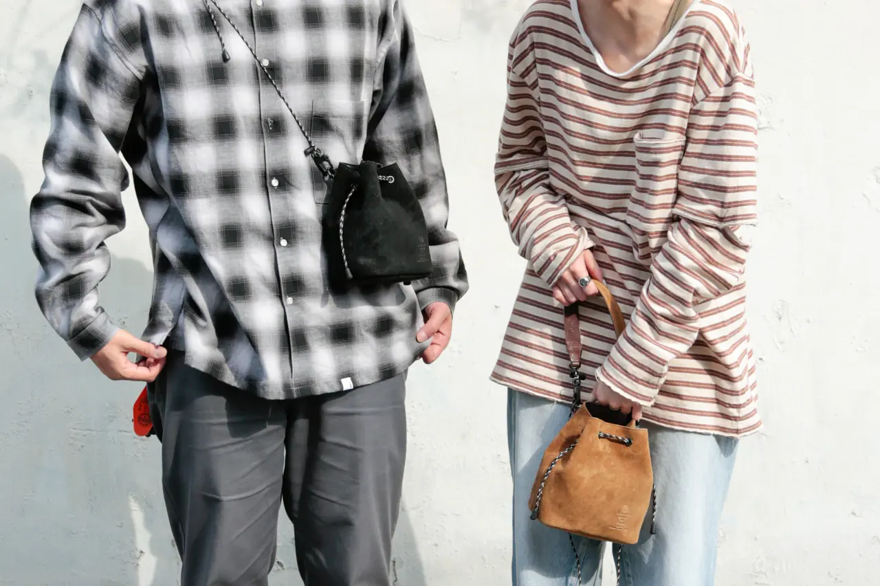 AS2OV 第八系列 – WATER PROOF SUEDE MINI DRAW STRING SHOULDER / 防潑水麂皮水桶迷你小包 78