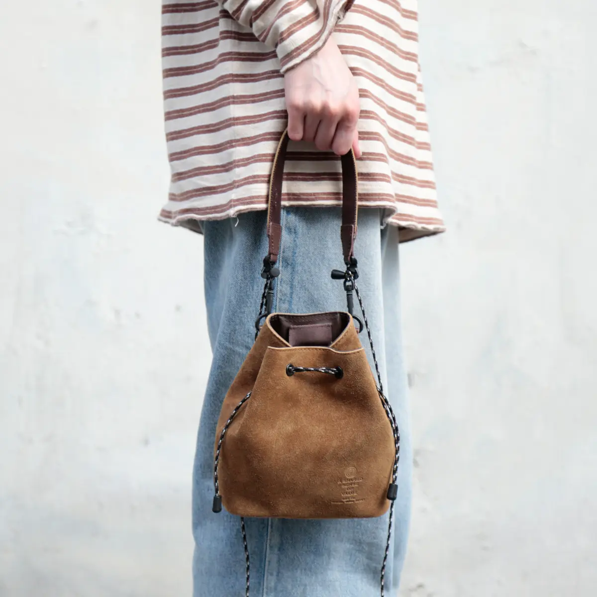 AS2OV 第八系列 – WATER PROOF SUEDE MINI DRAW STRING SHOULDER / 防潑水麂皮水桶迷你小包 81