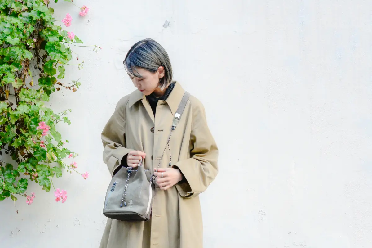AS2OV 第八系列 – WATER PROOF SUEDE MINI DRAW STRING SHOULDER / 防潑水麂皮水桶迷你小包 88
