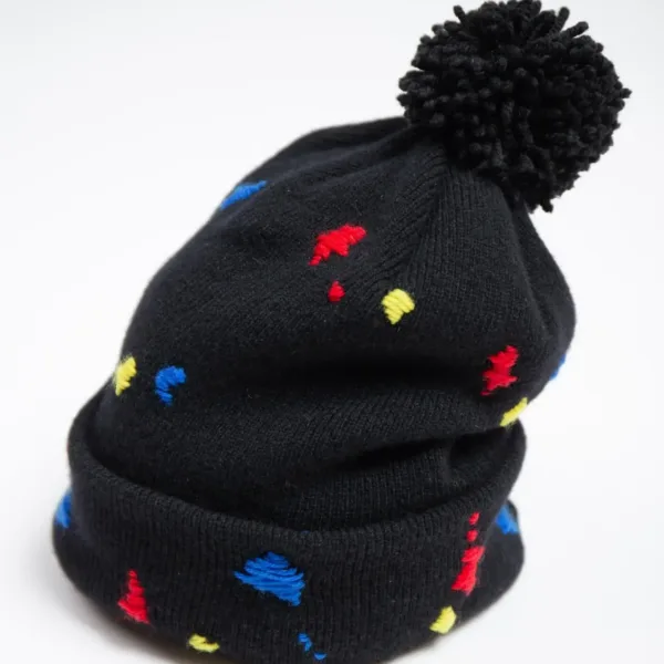 Indietro Association – IA Paint Embroidery Knit Cap 135 潑漆刺繡毛球針織帽 20